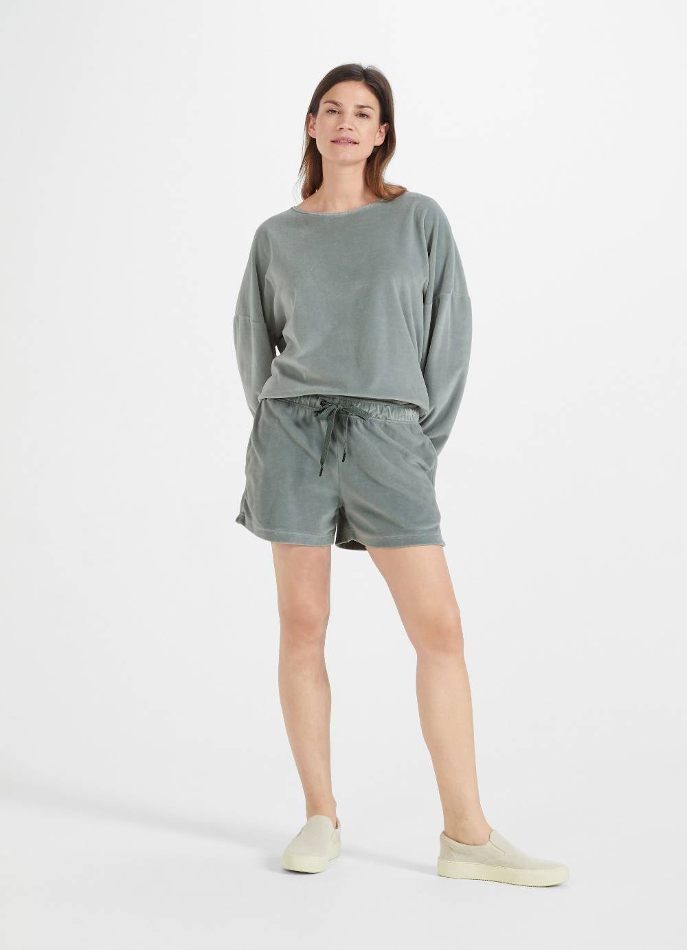 Juvia Samt - Sweatshirt Fabrikladen