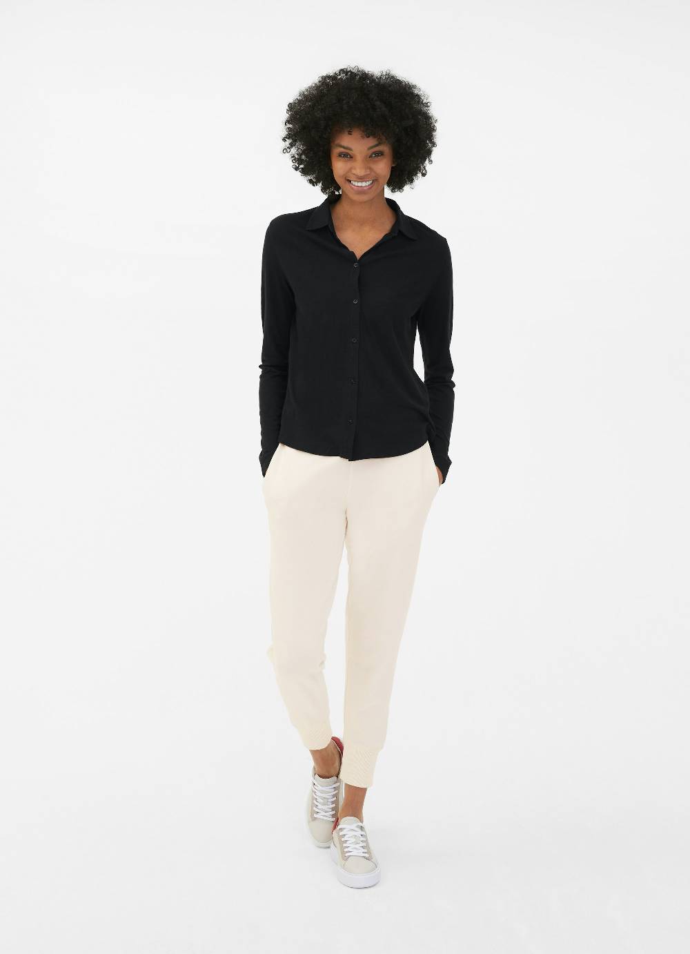 Juvia Jersey Bluse Auslauf