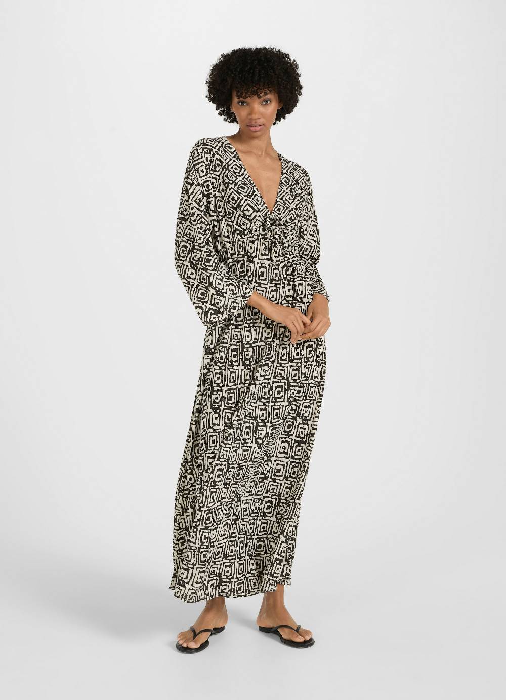 Juvia Viskose - Maxi Kleid Blitzverkäufe