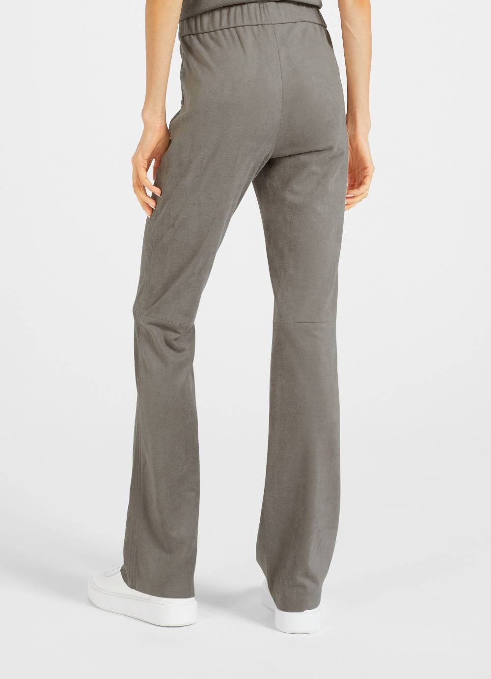 Juvia Tech Velours -Bootcut Hose Heißer Verkauf