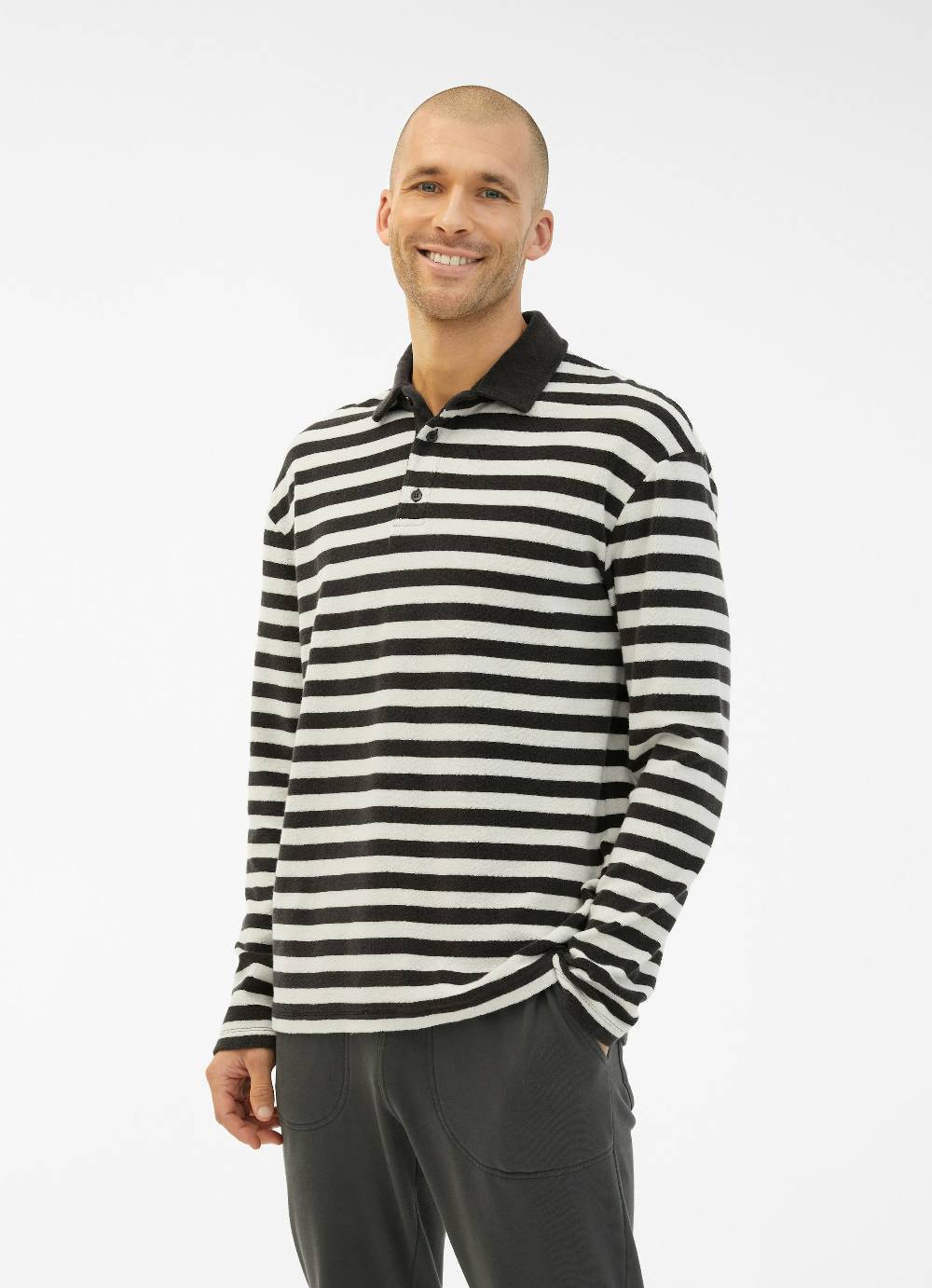 Juvia Frottee Polo - Longsleeve Sonderangebot der Fabrik