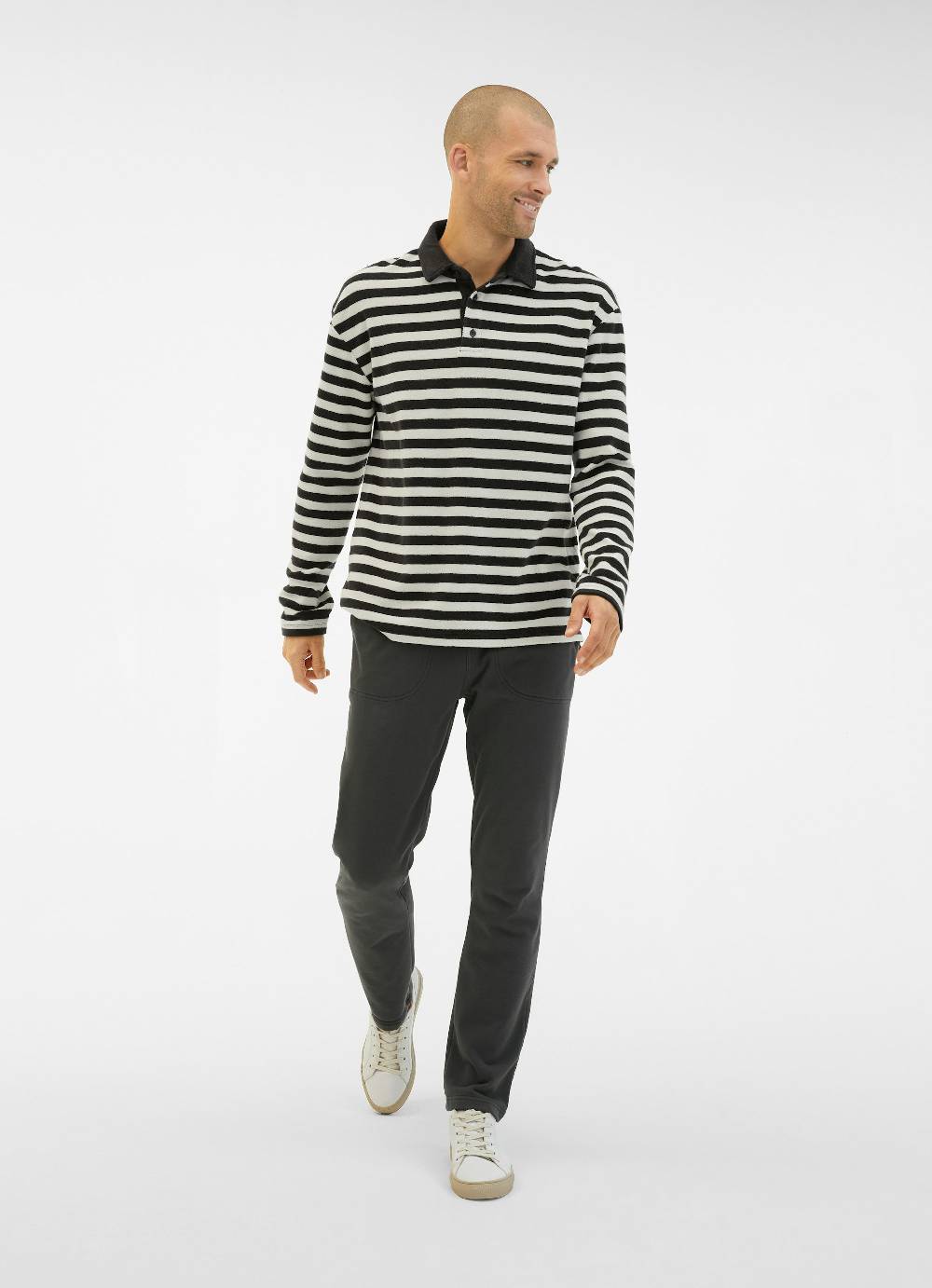 Juvia Frottee Polo - Longsleeve Sonderangebot der Fabrik