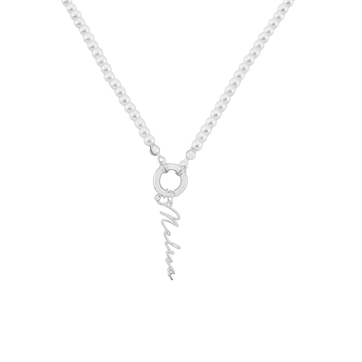 Kardelen Pearl Chain Signatur Namenskette - 925 SILBER Super Sparpreis