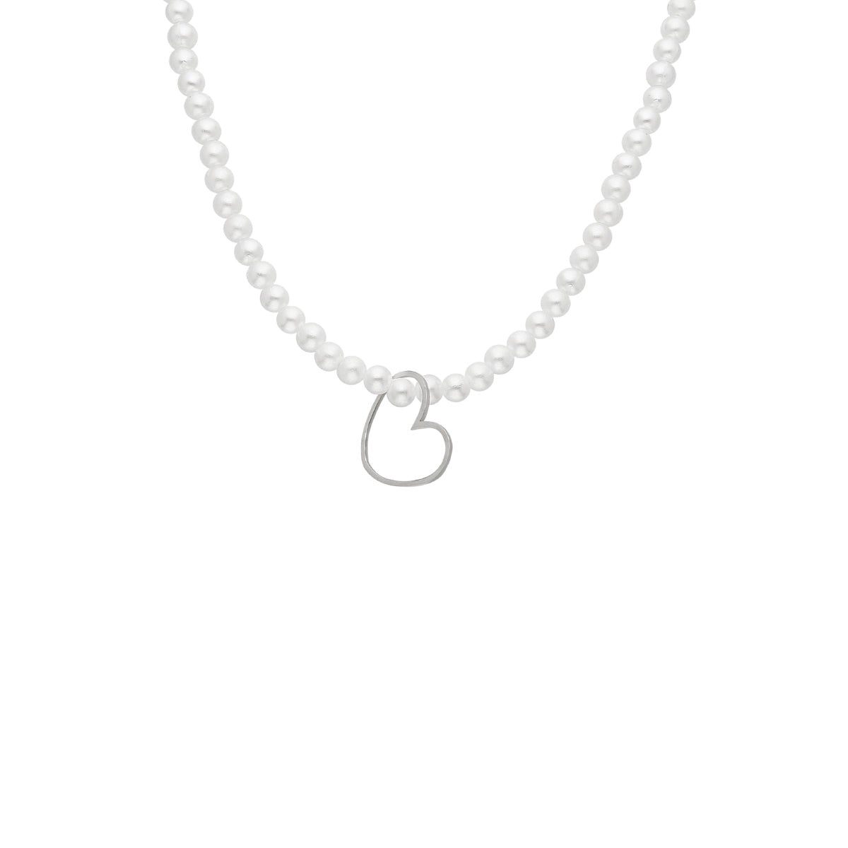 Kardelen PERLEN HALSKETTE MIT HERZ - 925 SILBER Wochenangebot