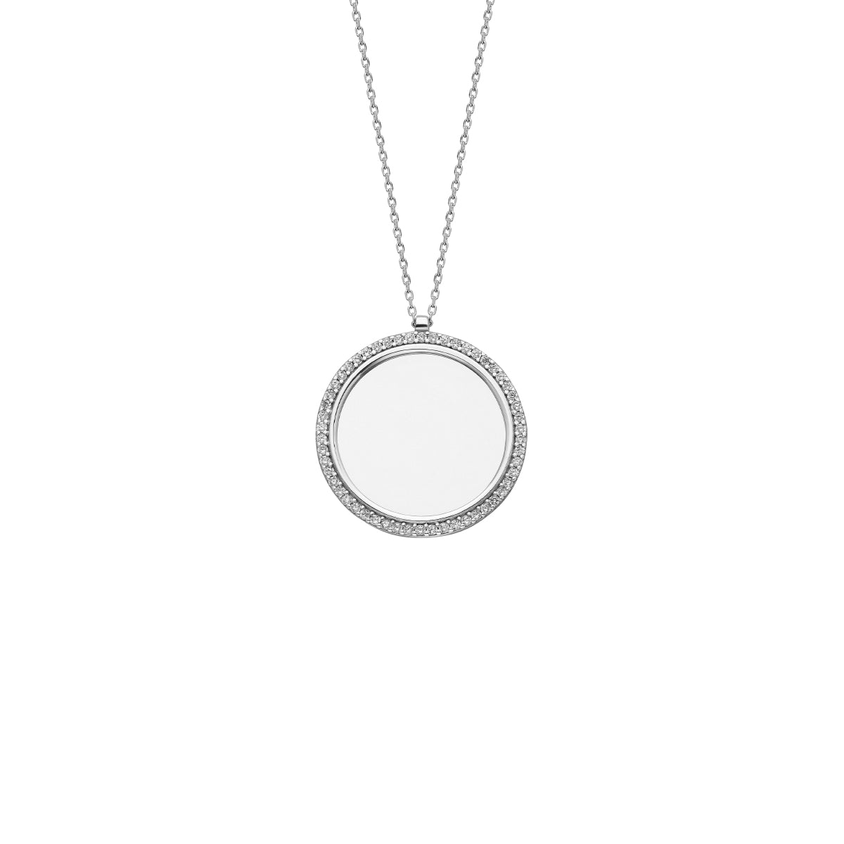 Kardelen Zirkonia Plättchen Gravurkette - 925 SILBER Zeitbegrenzte Promotion