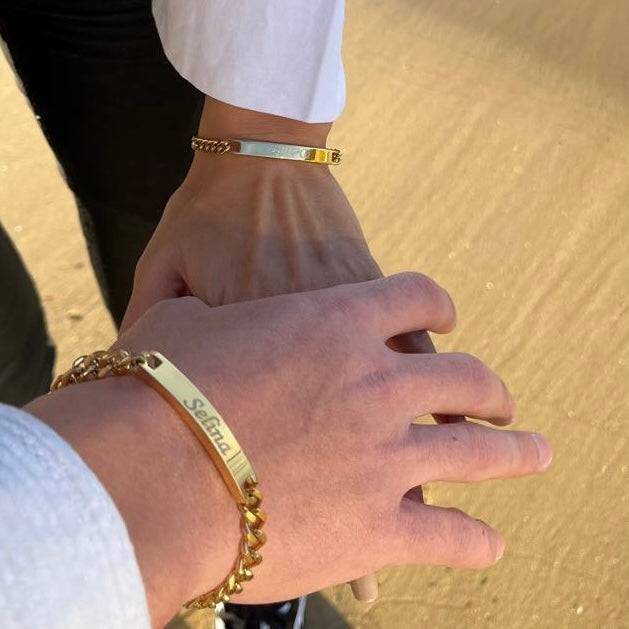 Kardelen ID-PARTNERARMBAND MIT GRAVUR Nur für heute