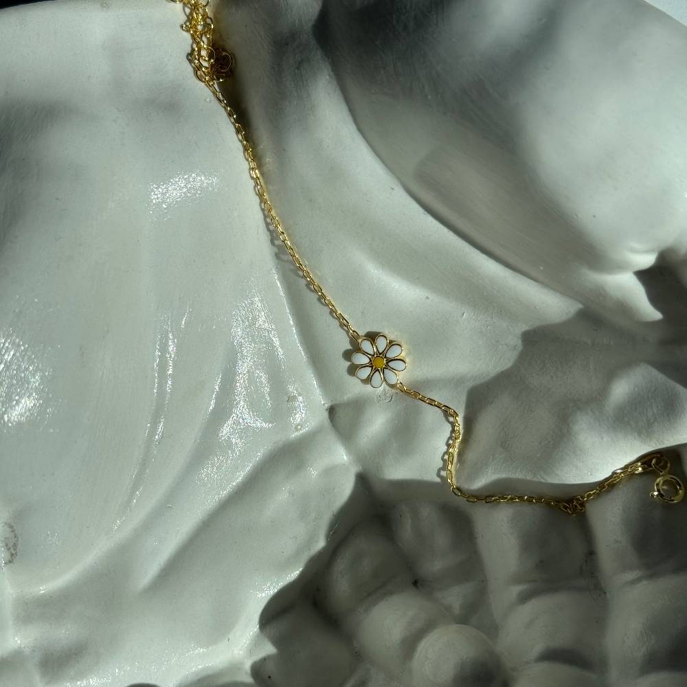 Kardelen MINIMAL DAISY ARMKETTE - 925 SILBER Limitierter Zeitrabatt