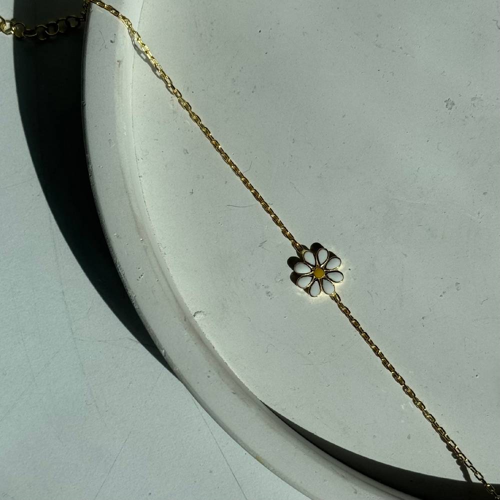Kardelen MINIMAL DAISY ARMKETTE - 925 SILBER Limitierter Zeitrabatt