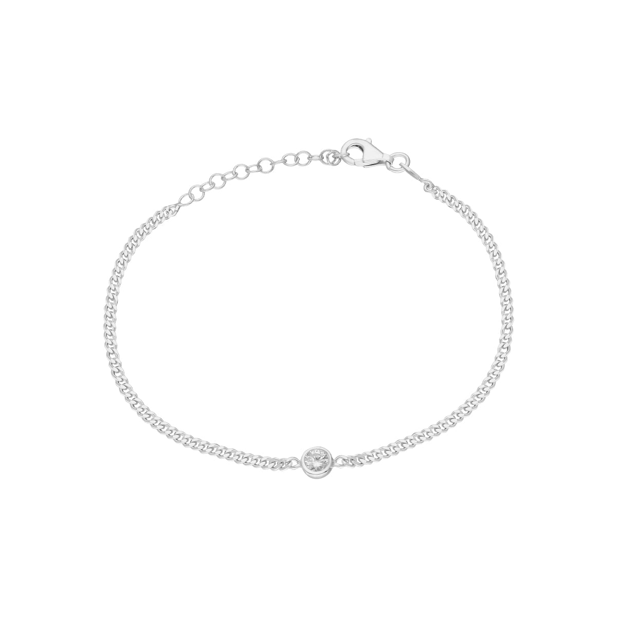 Kardelen Solitaire Armkette - 925 SILBER Saisonschlussverkauf