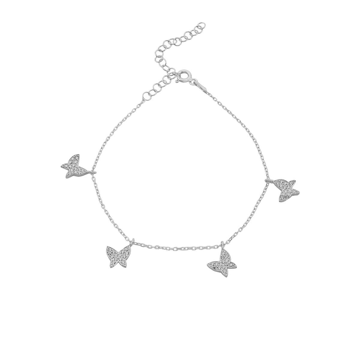 Kardelen Butterfly Armkette - 925 SILBER Weihnachtsangebot