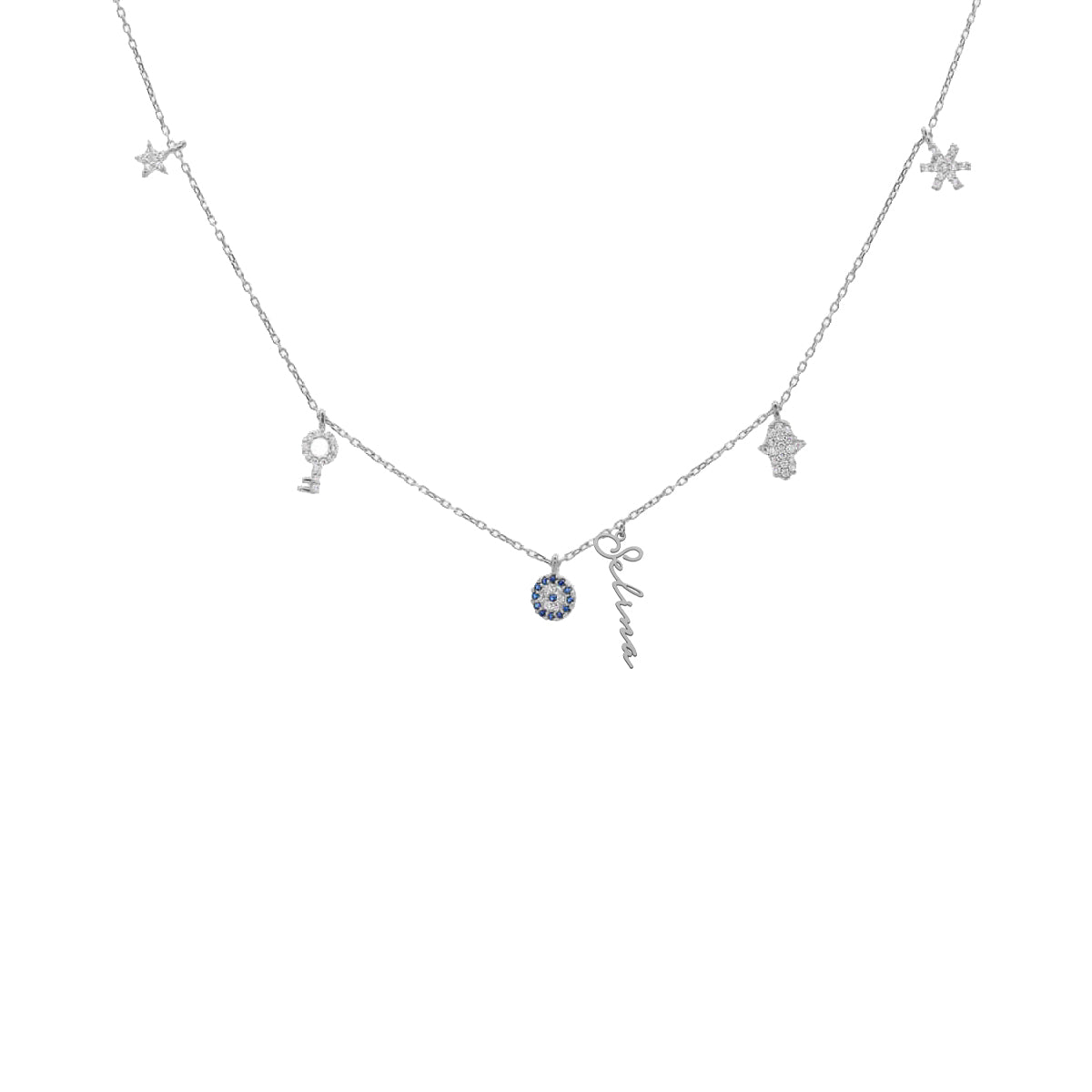 Kardelen Charm Signatur Halskette - 925 SILBER Heißer Verkauf