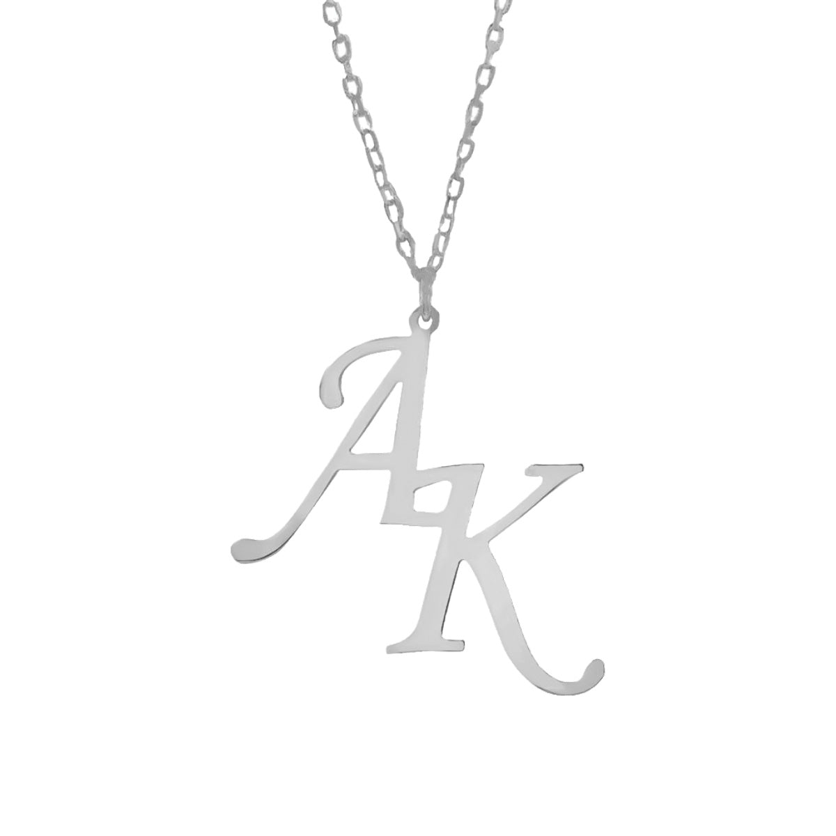 Kardelen 2er Buchstabenkette - 925 SILBER Bis zu 55% Rabatt