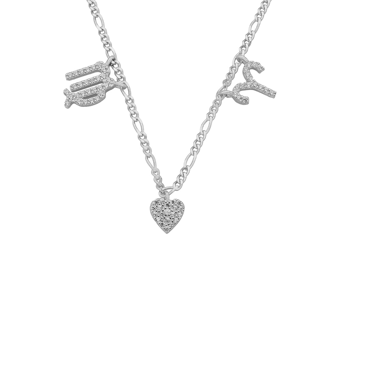 Kardelen Sternzeichen Partner Kette mit Herz - 925 SILBER Discount Store für neue Produkte