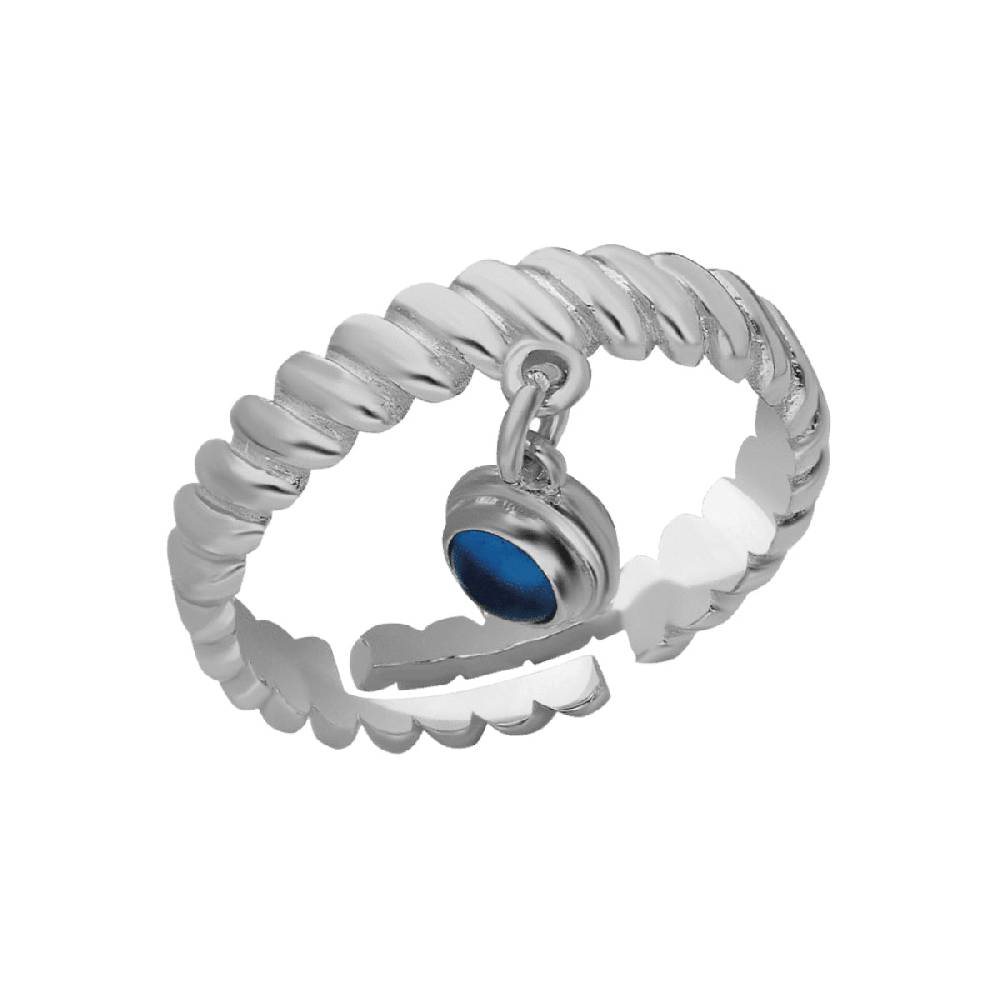 Kardelen Burma Nazar Ring - 925 SILBER Im Verkauf