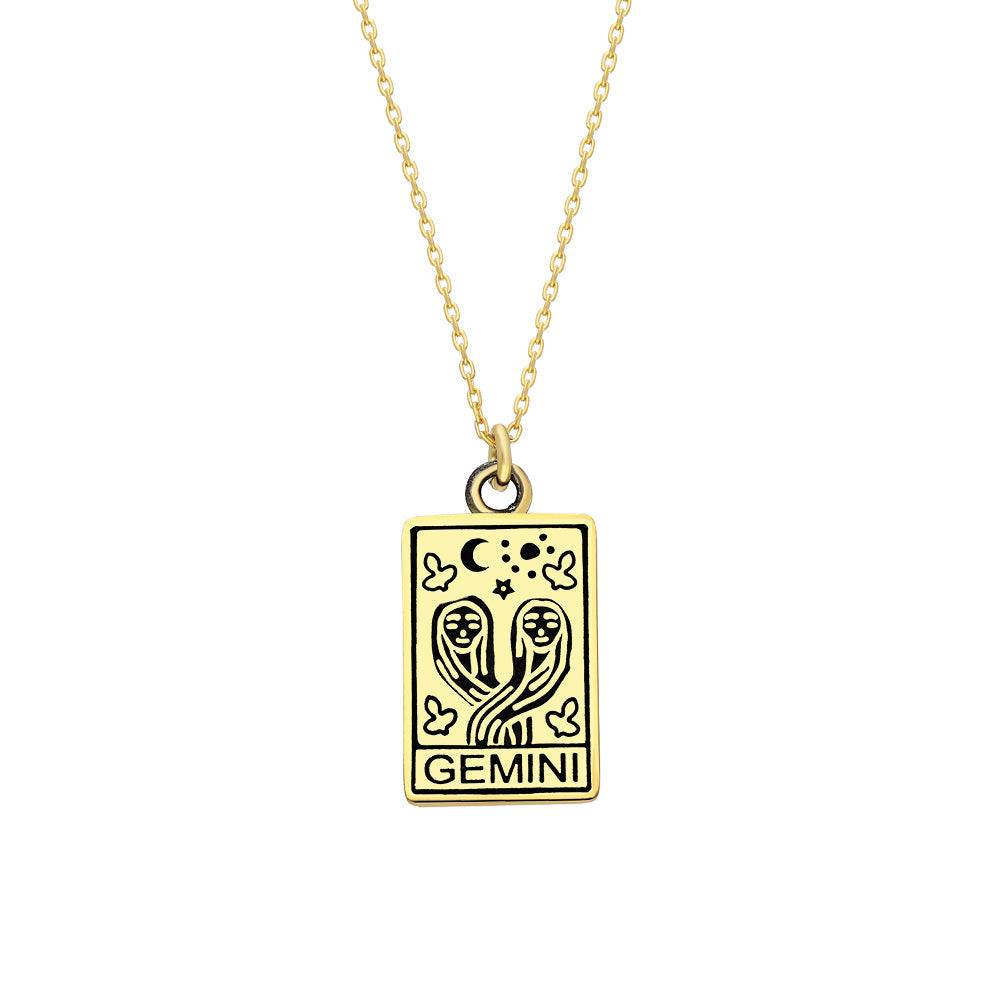 Kardelen Sternzeichen Vintage Kette - 925 SILBER