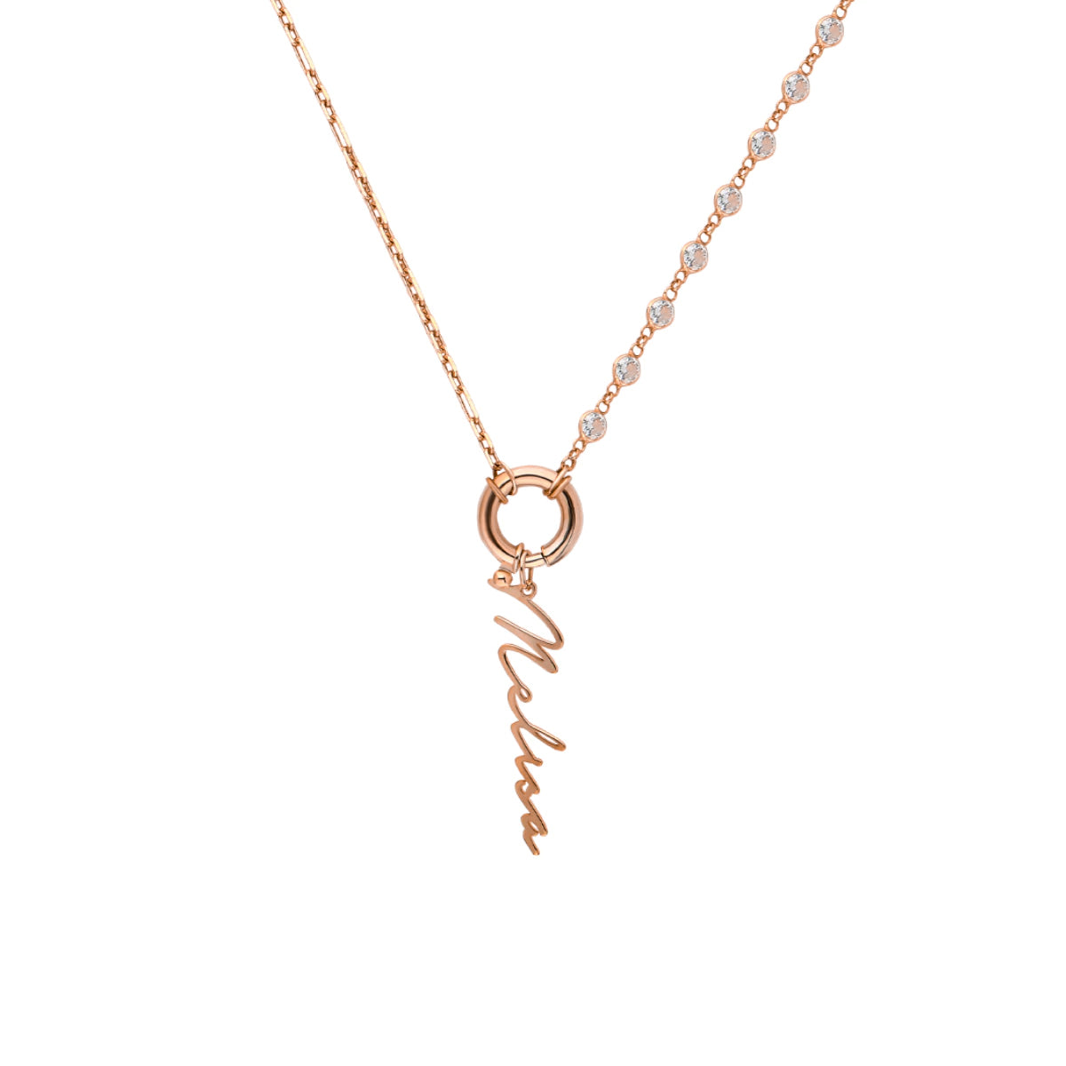 Kardelen Chain Design Diamond Halskette Basic Signatur - 925 SILBER Online