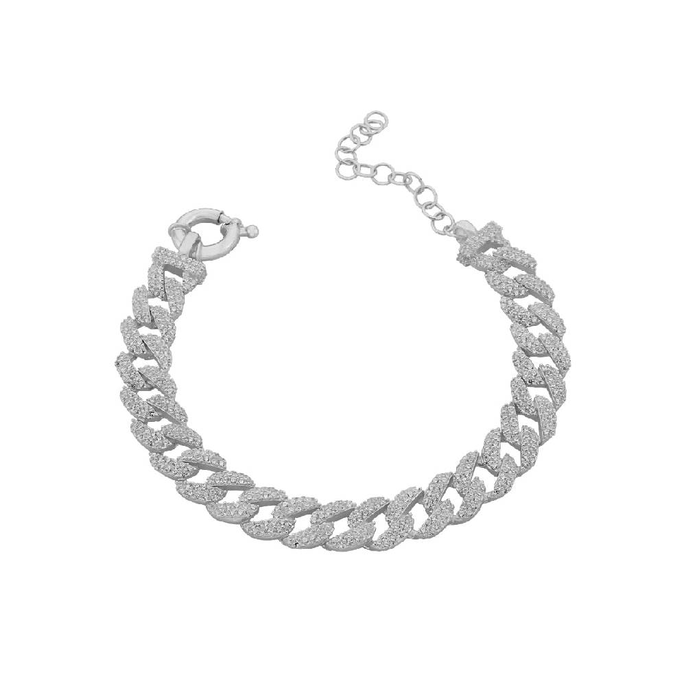 Kardelen Gourmet Zirkonia Armkette - 925 SILBER Saisonschlussverkauf