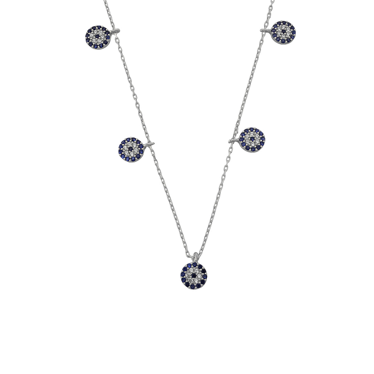 Kardelen Nazar Chocker 5er Kette - 925 SILBER Tägliche Deals