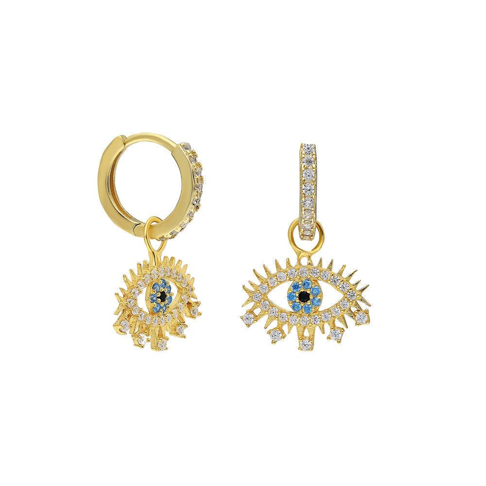Kardelen Eye Effect Model 1 Ohrring - 925 SILBER
