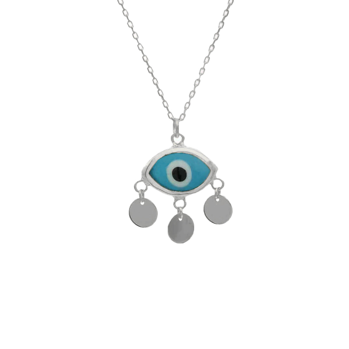 Kardelen Firuze Dark Blue Eyes Necklace - 925 SILBER Wochenangebot