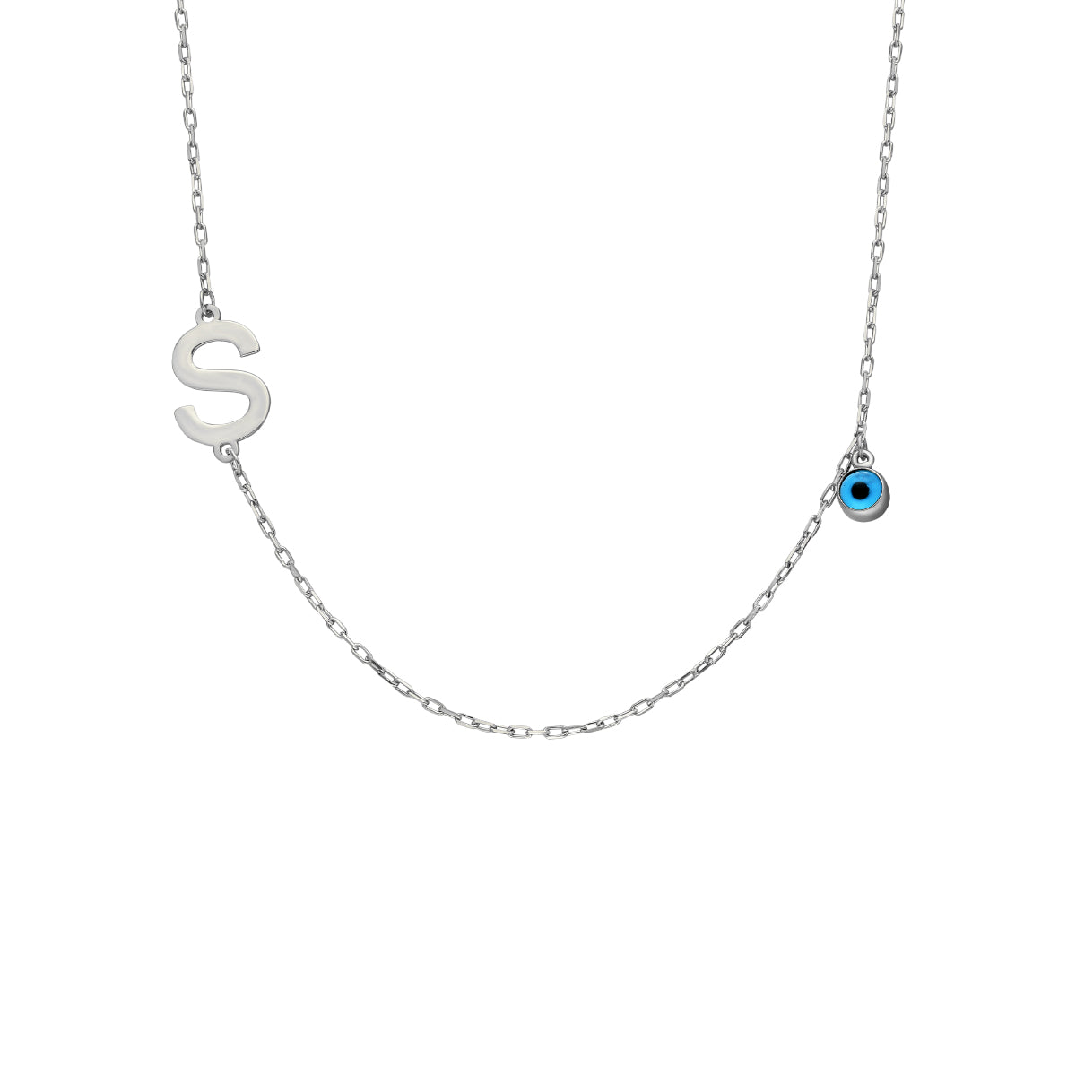 Kardelen Buchstabenkette Nazar - 925 SILBER Neueste Stile