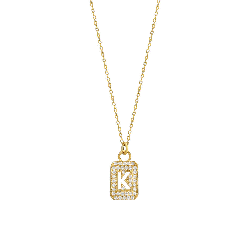 Kardelen SHINE LETTER HALSKETTE - 925 SILBER
