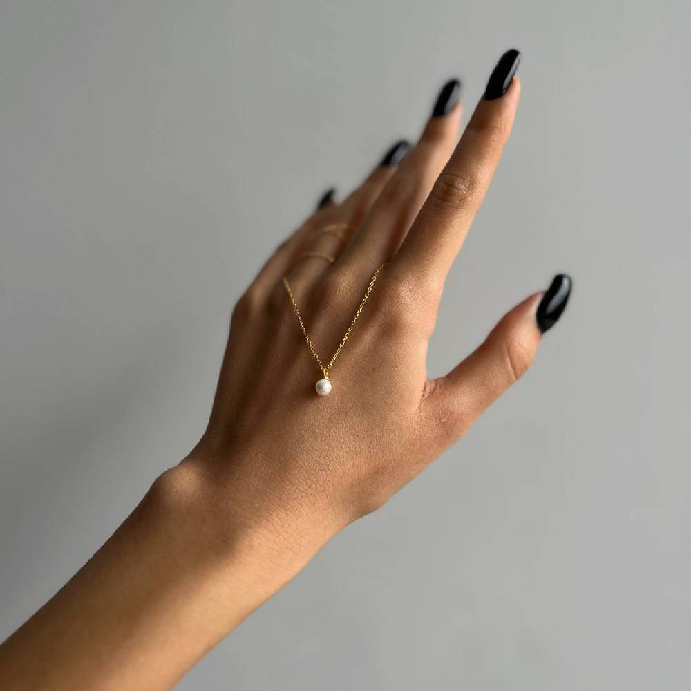 Kardelen Mini Pearl Halskette - 925 SILBER Meist gekauft
