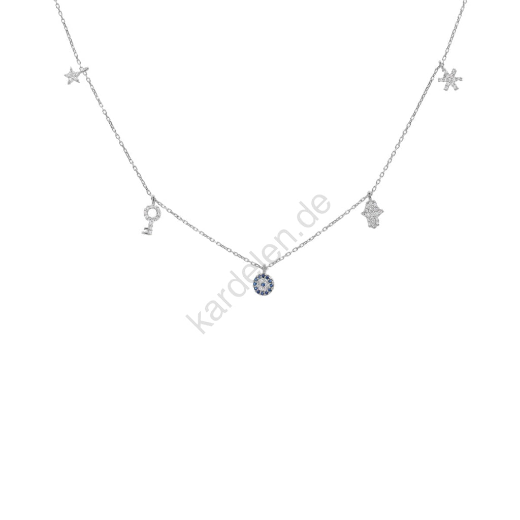 Kardelen Charm Halskette - 925 SILBER Blitzverkäufe