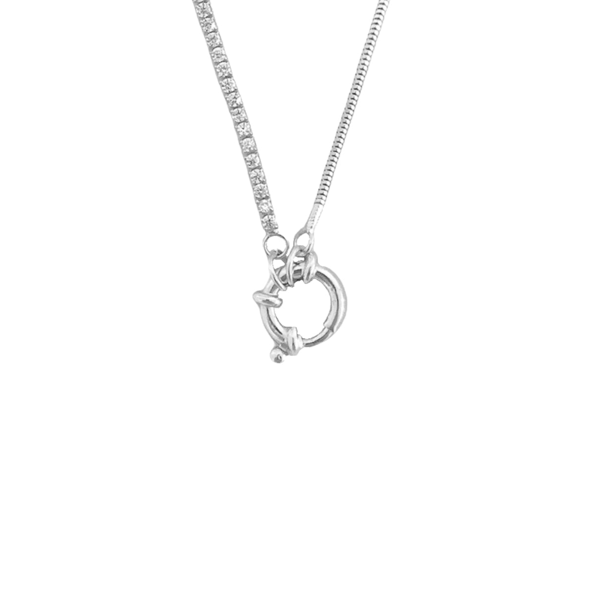 Kardelen Chain Design Italia Iced Halskette Basic - 925 SILBER Kostenlose Rückgabe