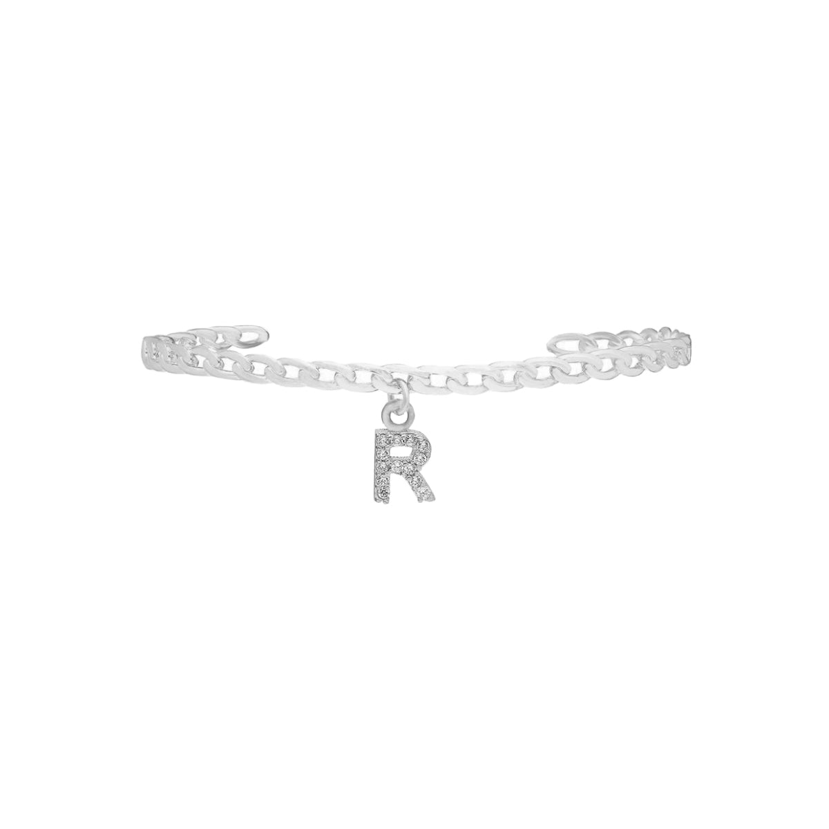 Kardelen Initial Zirkonia Buchstaben Armreif - 925 SILBER Discount Store für neue Produkte