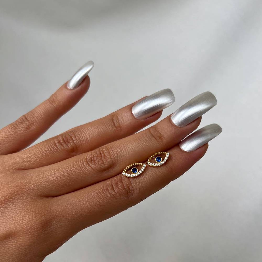 Kardelen Blue Eye stecker Ohrring - 925 SILBER Blitzverkäufe