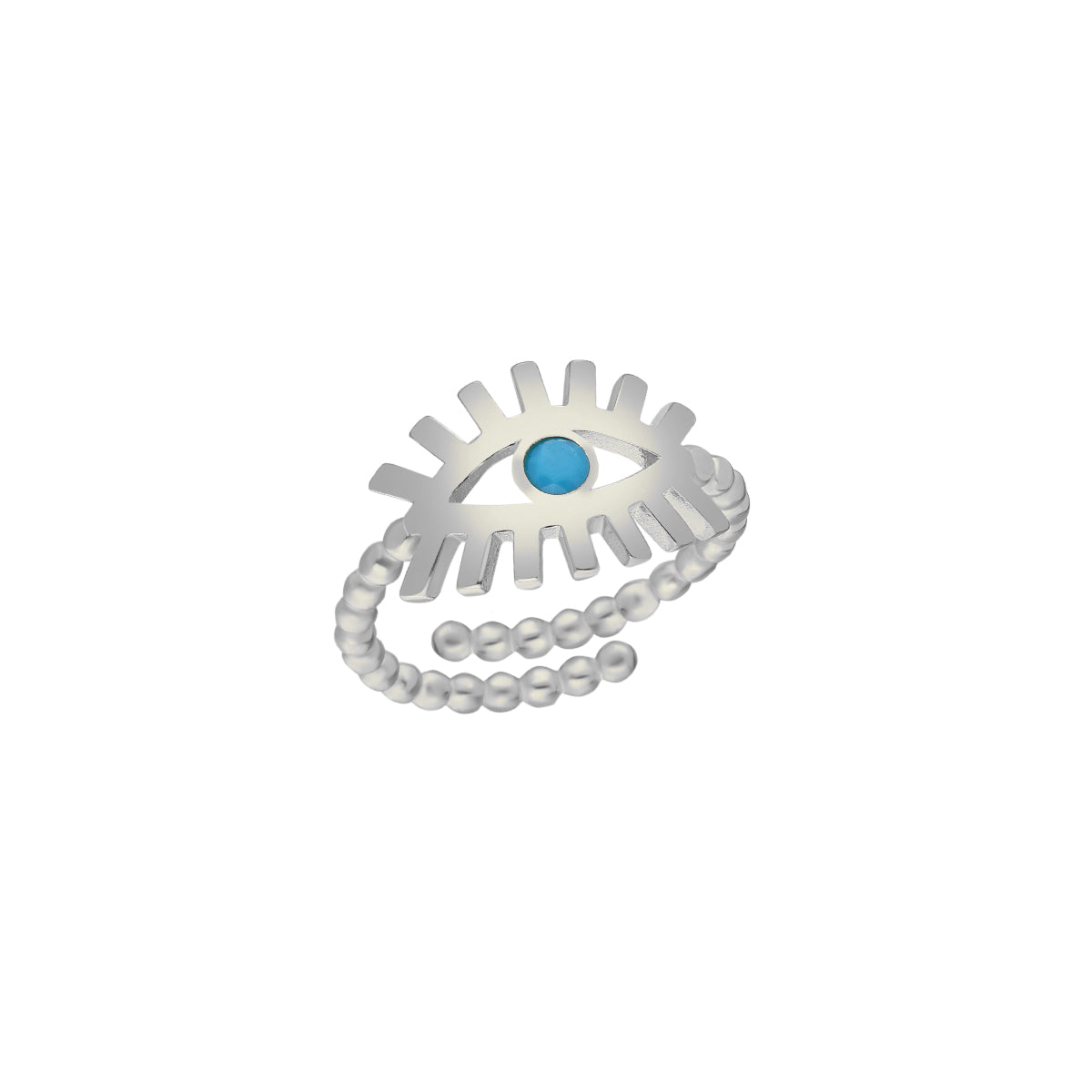 Kardelen Eye Ring - 925 SILBER Jubiläumsangebot