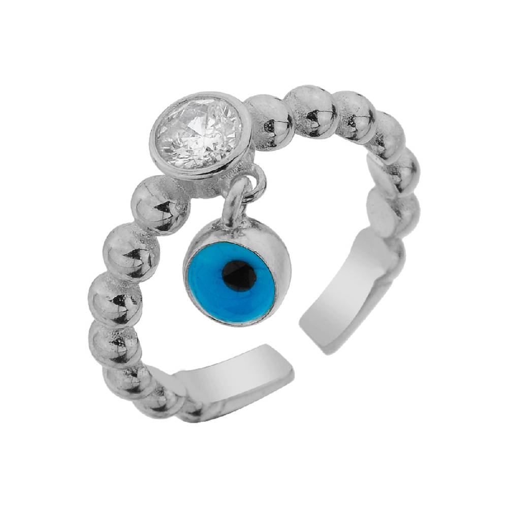 Kardelen Nazar Stone Ring - 925 SILBER Neueste Mode