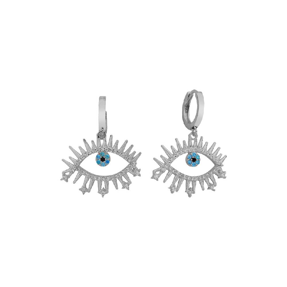 Kardelen Eye Effect Ohrring - 925 SILBER Kauf eins, bekomm eins gratis