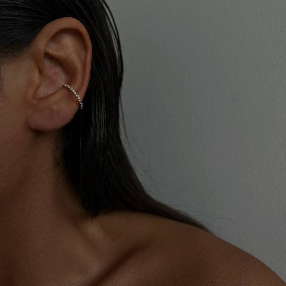 Kardelen Liya Ear Cuff - 925 SILBER Rabatte dieses Monats