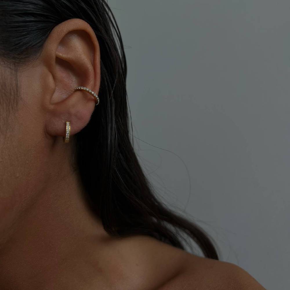 Kardelen Liya Ear Cuff - 925 SILBER Rabatte dieses Monats