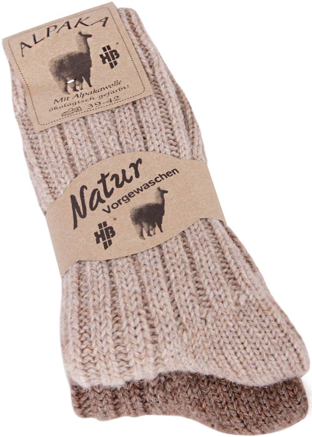 ﻿KB Socken Alpakasocken dick gestrickt - 2 Paar Heißer Verkauf