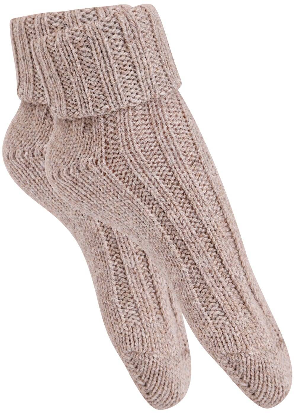 KB Socken Alpakasocken Umschlag - nicht festgenäht Online Outlet