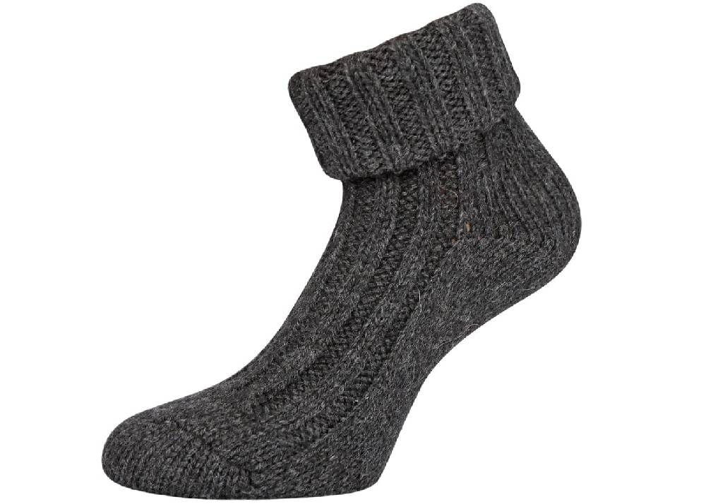 KB Socken Alpakasocken mit Umschlag dickgestrickt - 2 Paar Blitzangebot