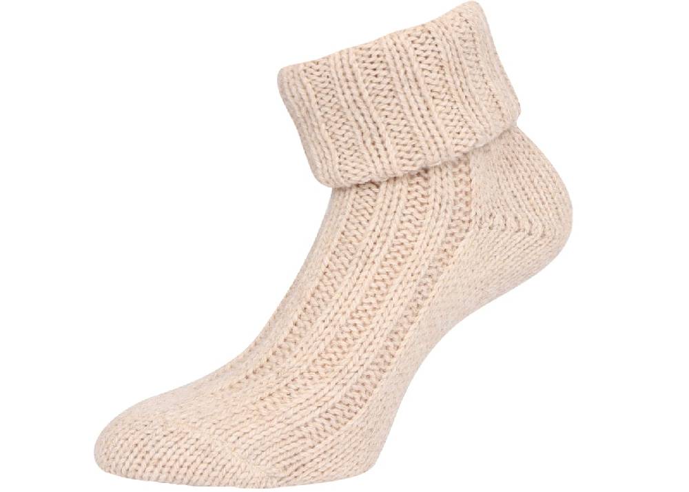KB Socken Alpakasocken mit Umschlag dickgestrickt - 2 Paar Bestseller