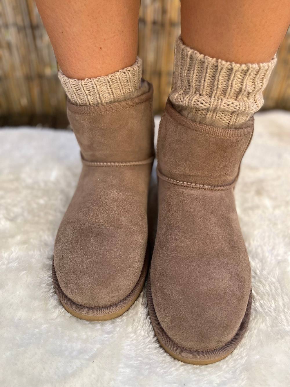 KB Socken Alpakasocken mit Umschlag dickgestrickt - 2 Paar Bestseller