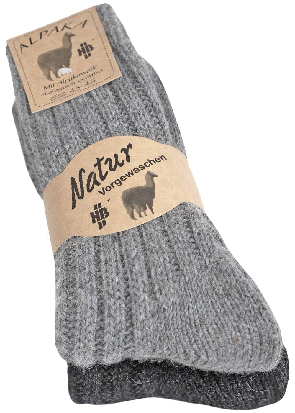 KB Socken Alpakasocken dick gestrickt - 2 Paar Super Sparpreis