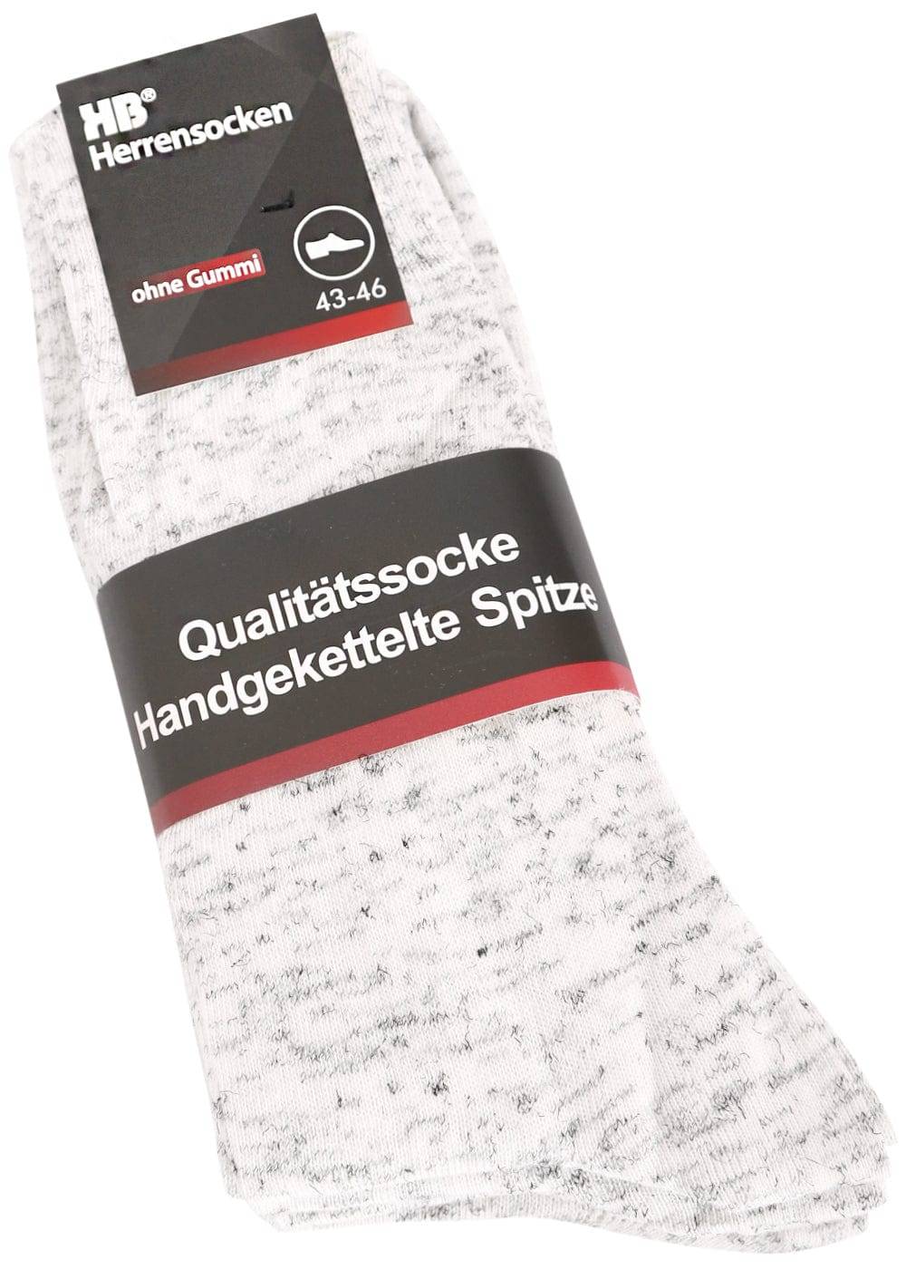 KB Socken Herrensocken ohne Gummi - Italy Melange - 10 Paar Kostenloser Versand