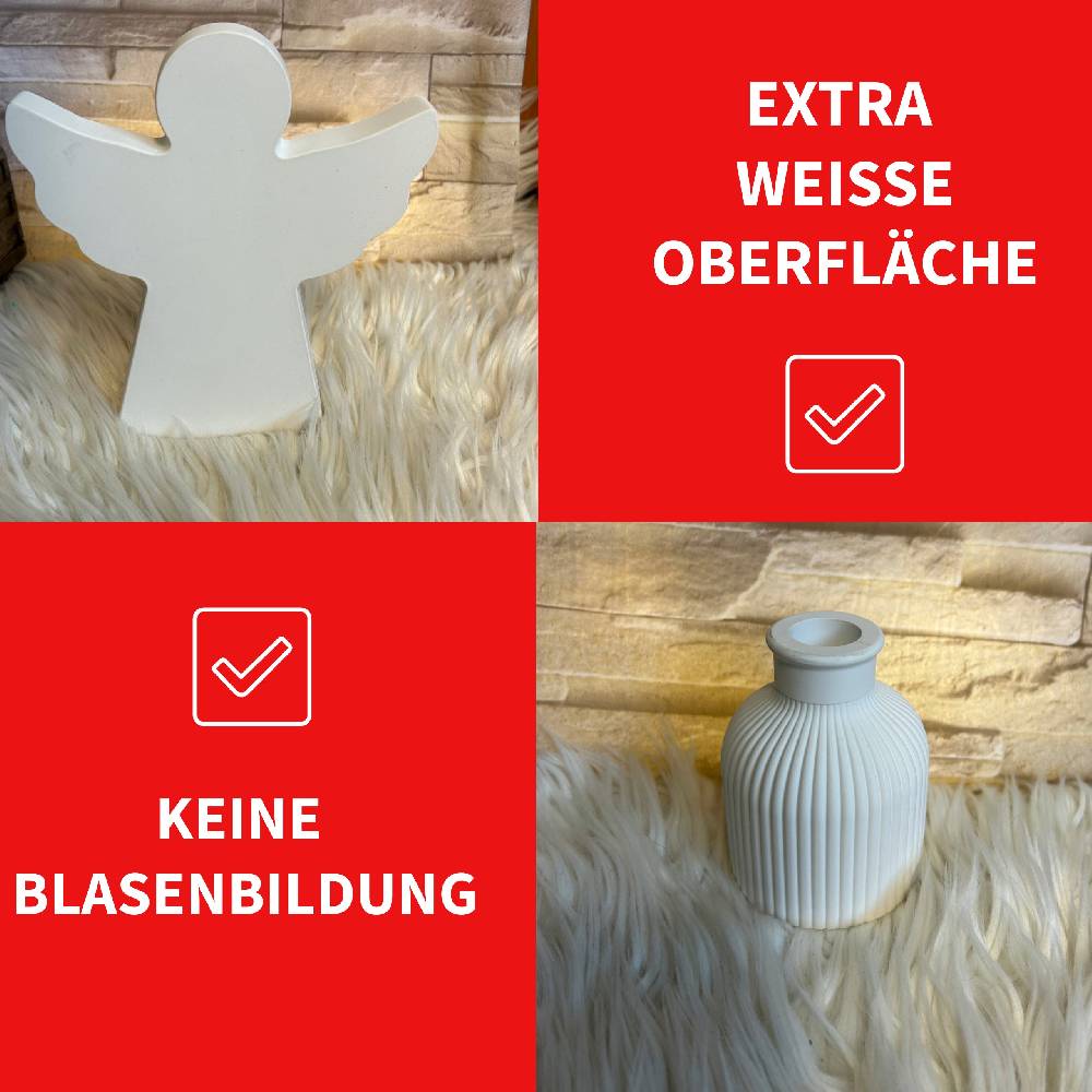 KB Socken KERAflott Reliefgießpulver weiß 5 kg Sack Zeitlich begrenztes Angebot