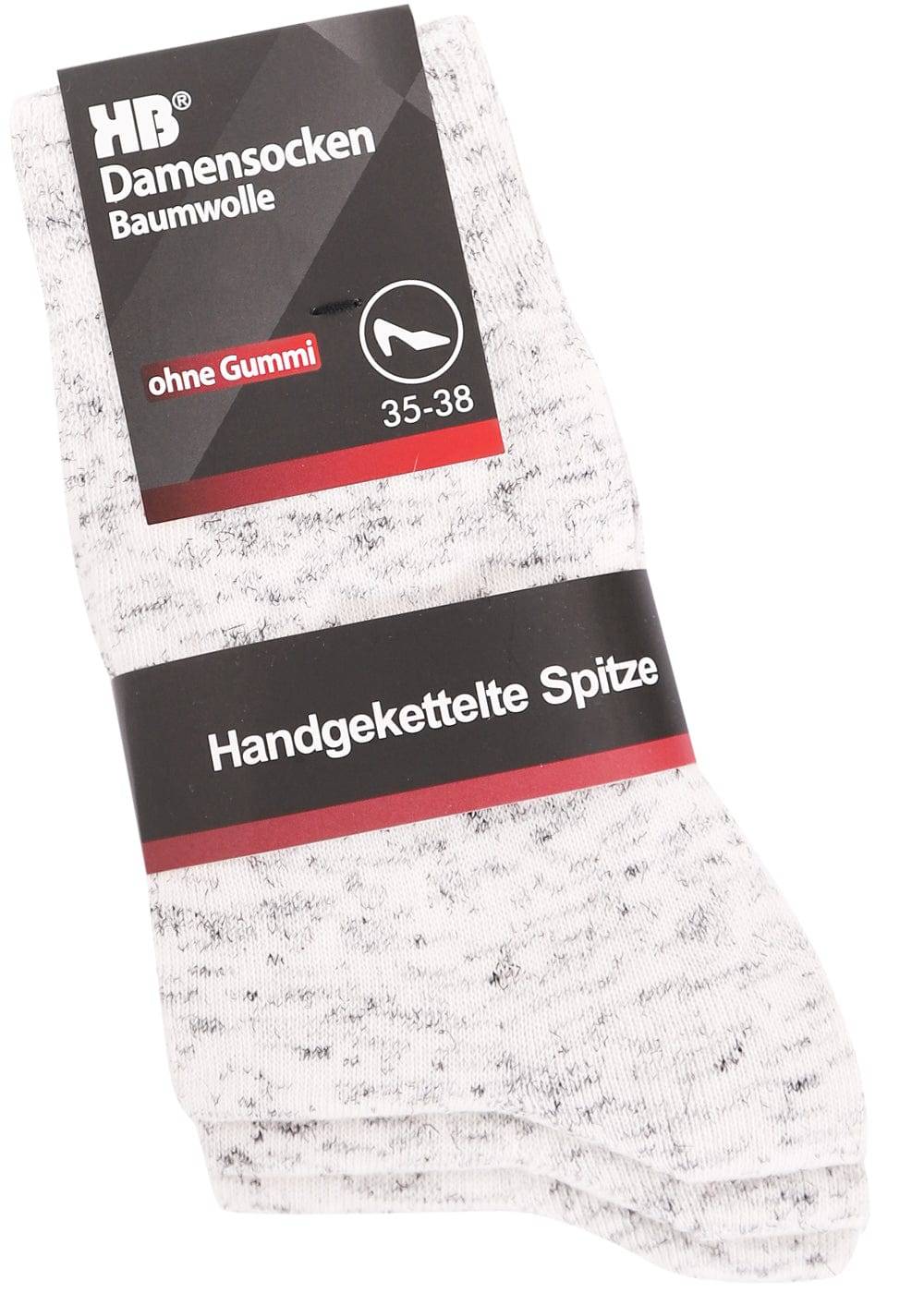 KB Socken Damensocken ohne Gummi - Italy Melange - 10 Paar Vierteljährliche Förderung