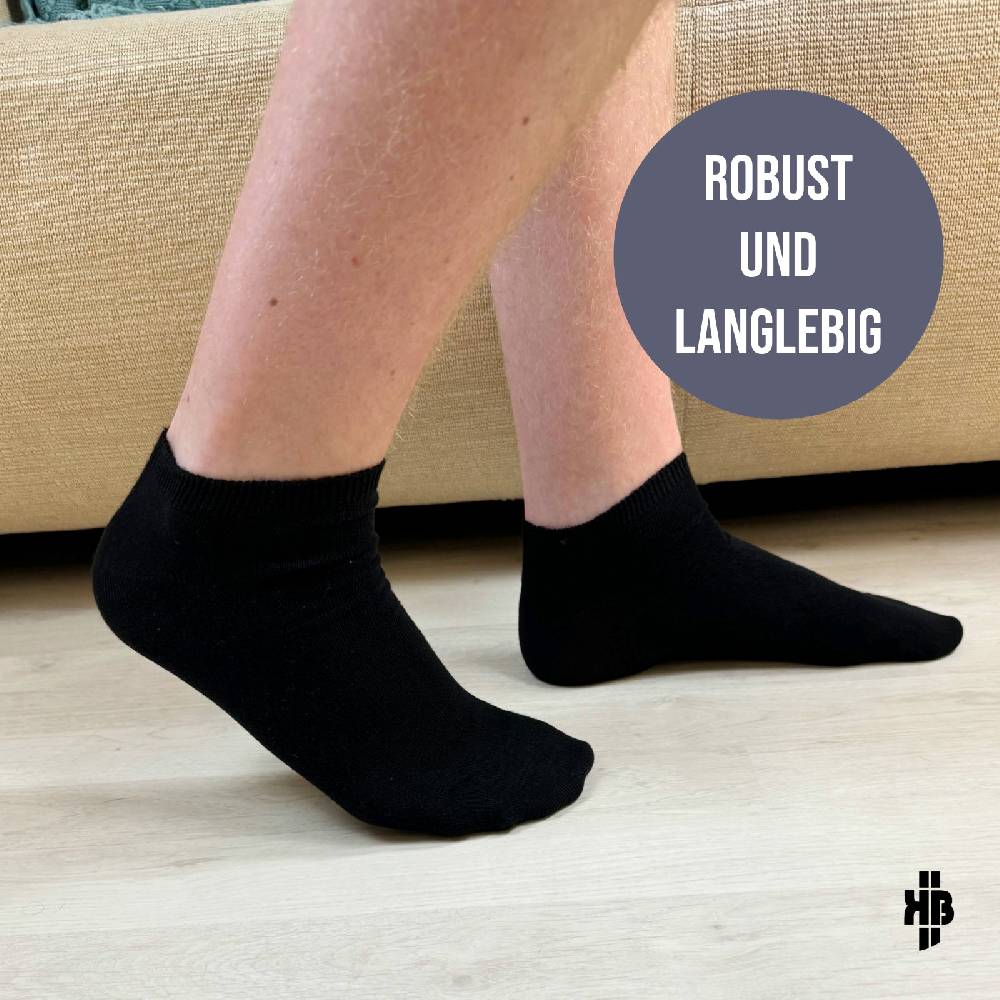 KB Socken Herren Sneakersocken schwarz - 10 Paar Angebote