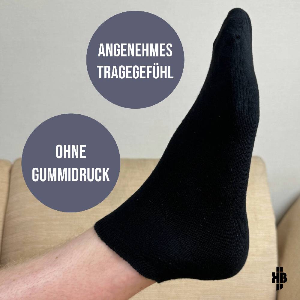 KB Socken Herren Sneakersocken schwarz - 10 Paar Angebote