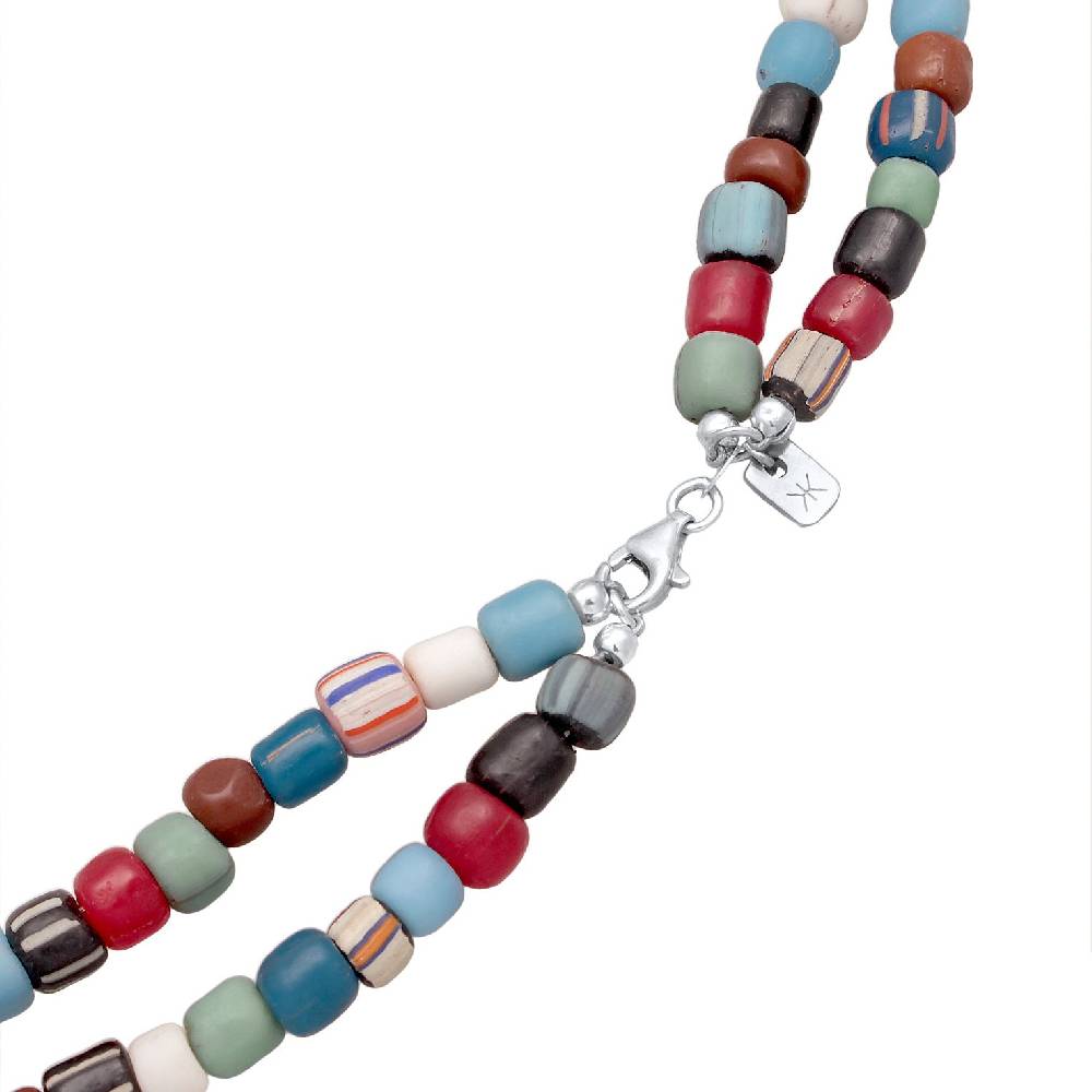 Kuzzoi Layer-Halskette Beads Große Rabatte