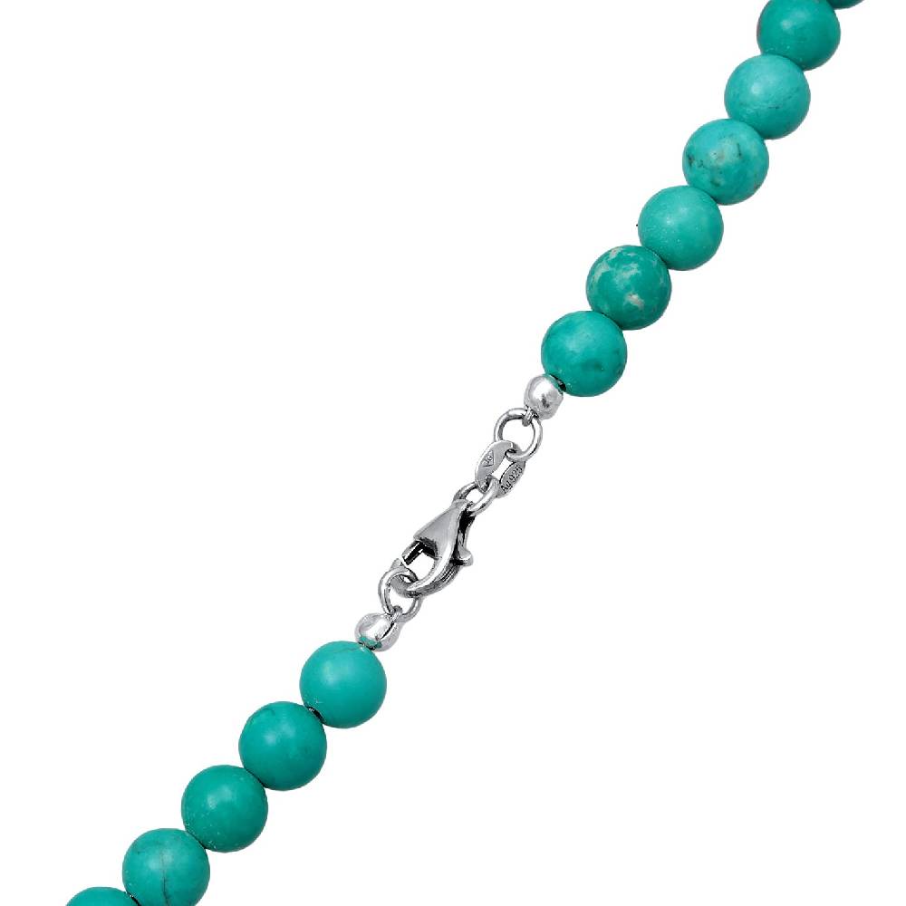 Kuzzoi Halskette Beads Vintage | Howlith (Türkis) Tiefpreis