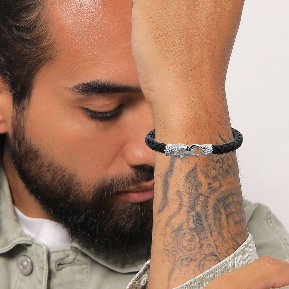Kuzzoi Armband Schlange | Leder Sonderangebot der Fabrik